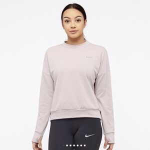 Nike Running Women’s Dry-Fit Pullover Sweater - Particle Rose Pink, Small